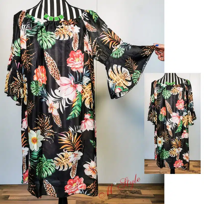 SeidenfeelTunika Isabella Flowers |Gr. UNI 36-42|, Anr.: 1077