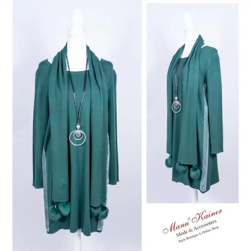 TwinSet Gloria Glamour Grün |Gr. UNI 36-40|, Anr.: 1305