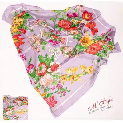 Seidenfeeltuch Florentina - Flieder, Anr.: 1453