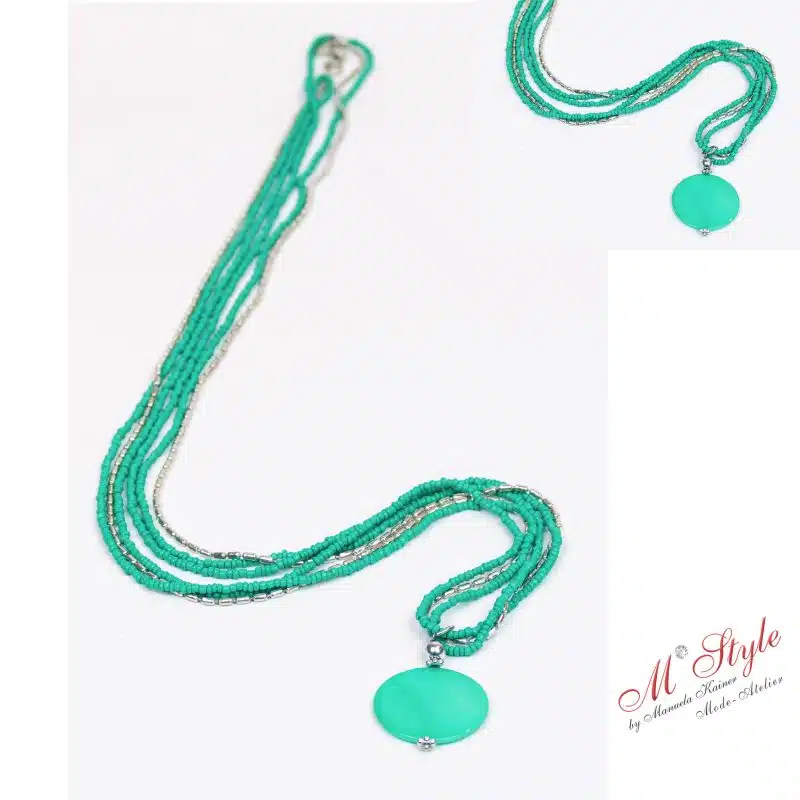 Longkette Jasmina Mint, Anr.: 1463