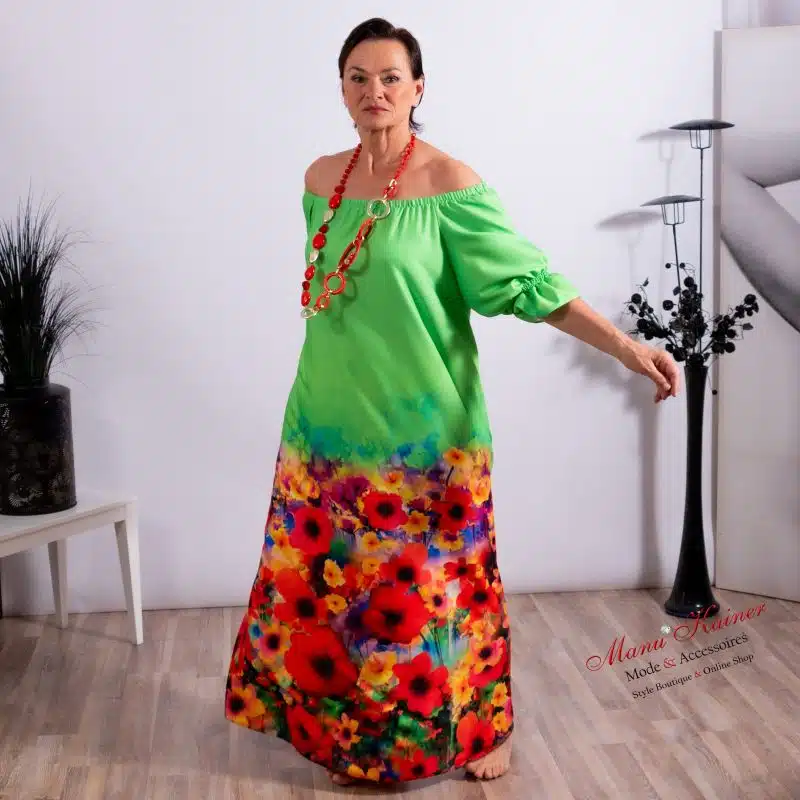 Designerkleid Summer Dream by Taffi - Grün |Gr. UNI 40-50|, Anr.: 1604 – Bild 4
