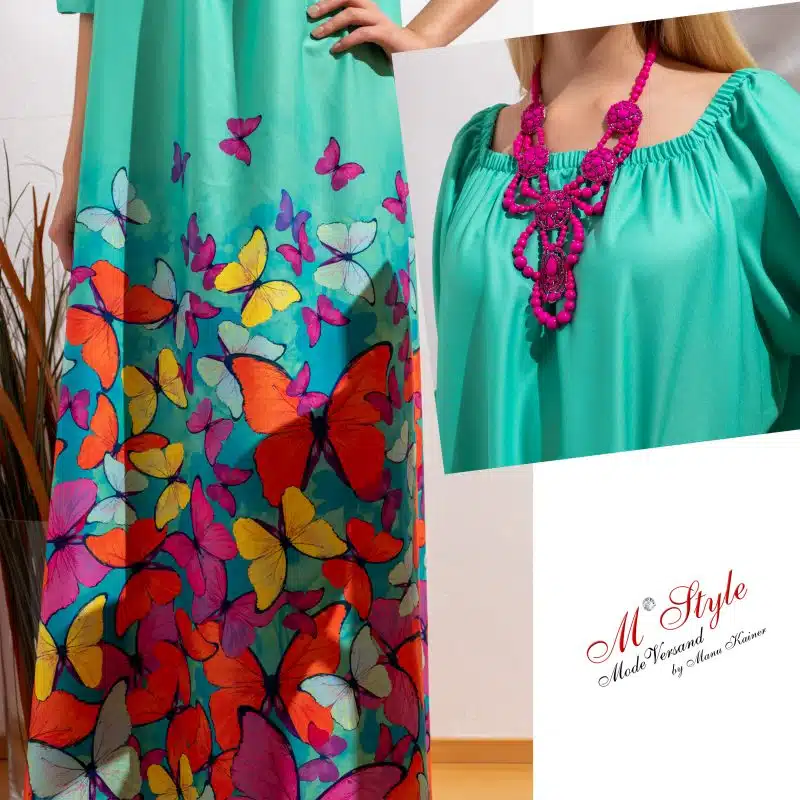 Designerkleid Summer Dream by Taffi - Mint |Gr. UNI 40-50|, Anr.: 1605 – Bild 2