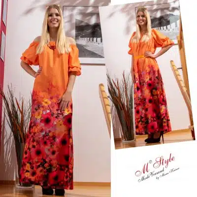 DesignerKleid Florance Gelb|Gr. UNI 42-46|, Anr.: 2295
