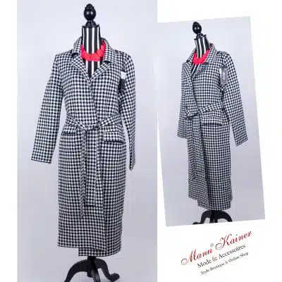 Longjacke Cashmere Feeling, Pepita |Gr. UNI 36 bis 42|, Anr.: 1732
