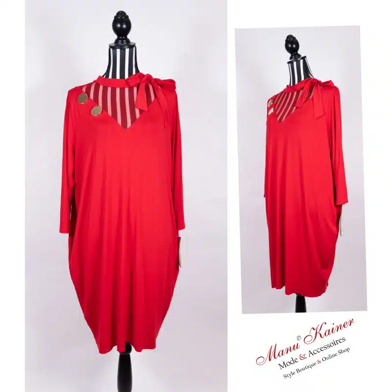 DesignerTunika Lady Elegance Rot |Gr. UNI 38-46|, Anr.: 1989
