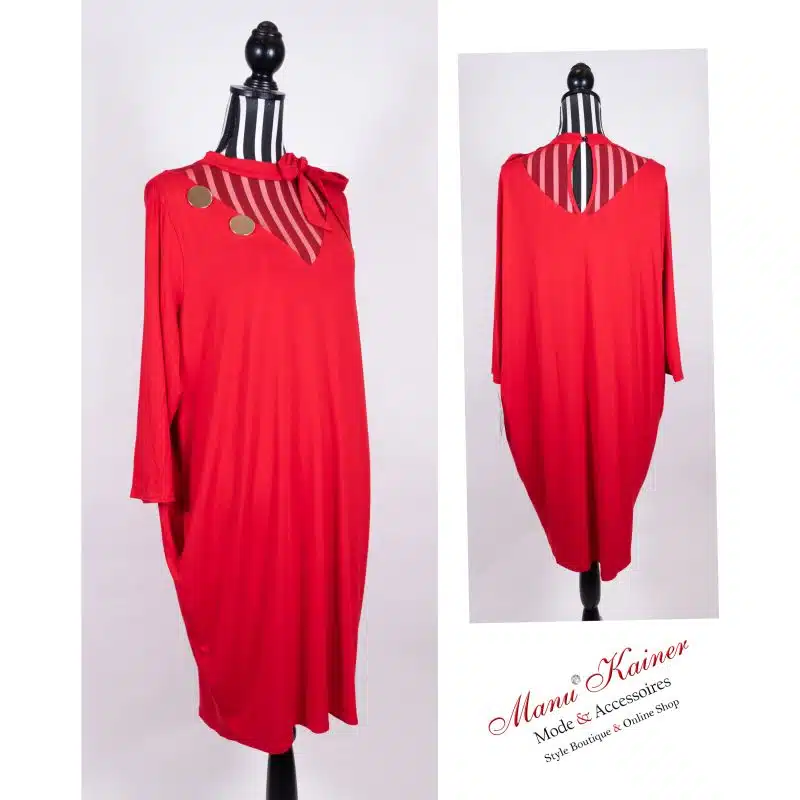 DesignerTunika Lady Elegance Rot |Gr. UNI 38-46|, Anr.: 1989 – Bild 2