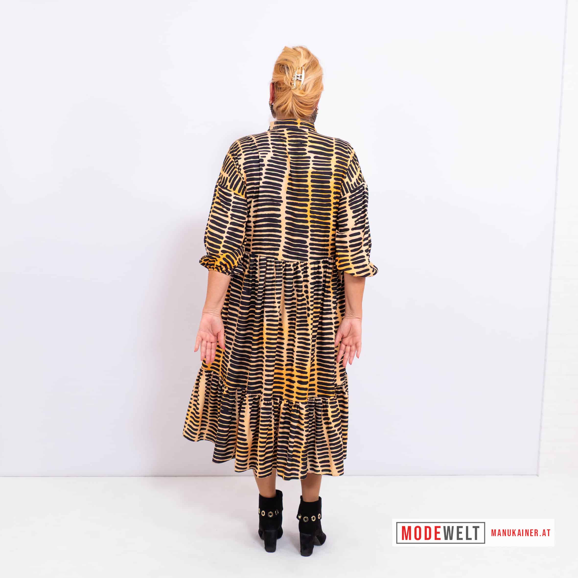 DesignerKleid Safari Orange |Gr. UNI 38-48|, Anr.: 2031 – Bild 3