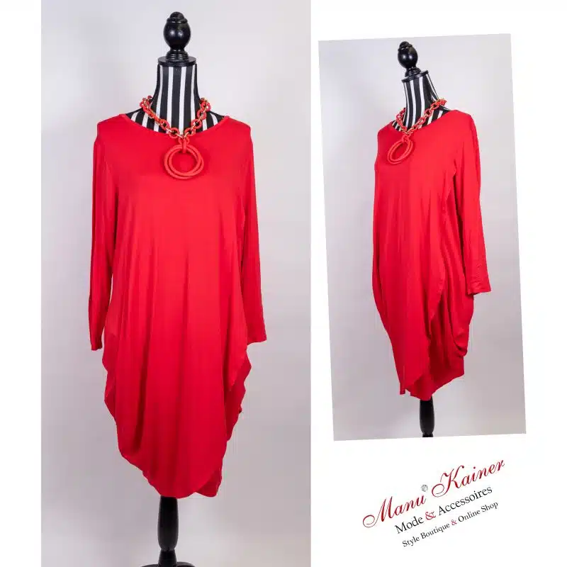 DesignerKleid Fortuna Rot |Gr. UNI 38-44|, Anr.: 2034
