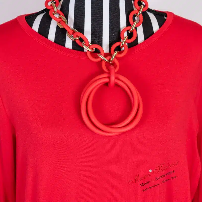 DesignerKleid Fortuna Rot |Gr. UNI 38-44|, Anr.: 2034 – Bild 6