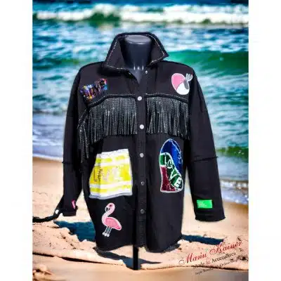 DesignJeansjacke Bella Black |Gr. 36 bis 46|, Anr.: 2042