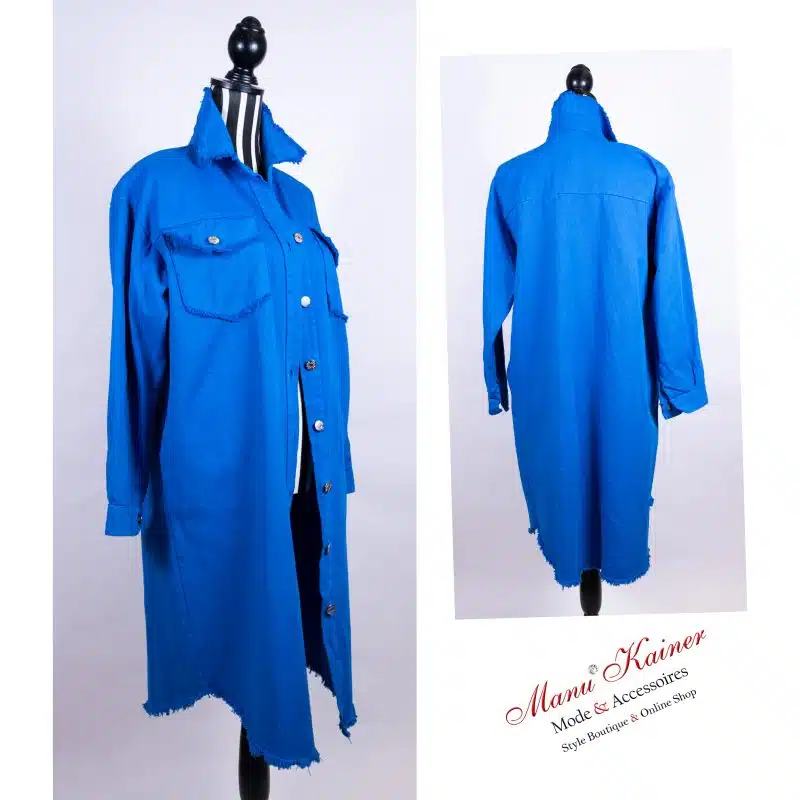 Jeansmantel Donatella Blau |Gr. UNI 38-44|, Anr.: 2080 – Bild 2