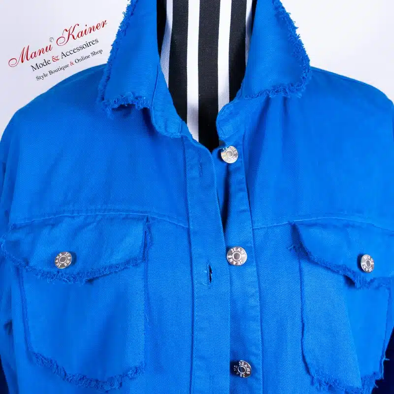 Jeansmantel Donatella Blau |Gr. UNI 38-44|, Anr.: 2080 – Bild 3