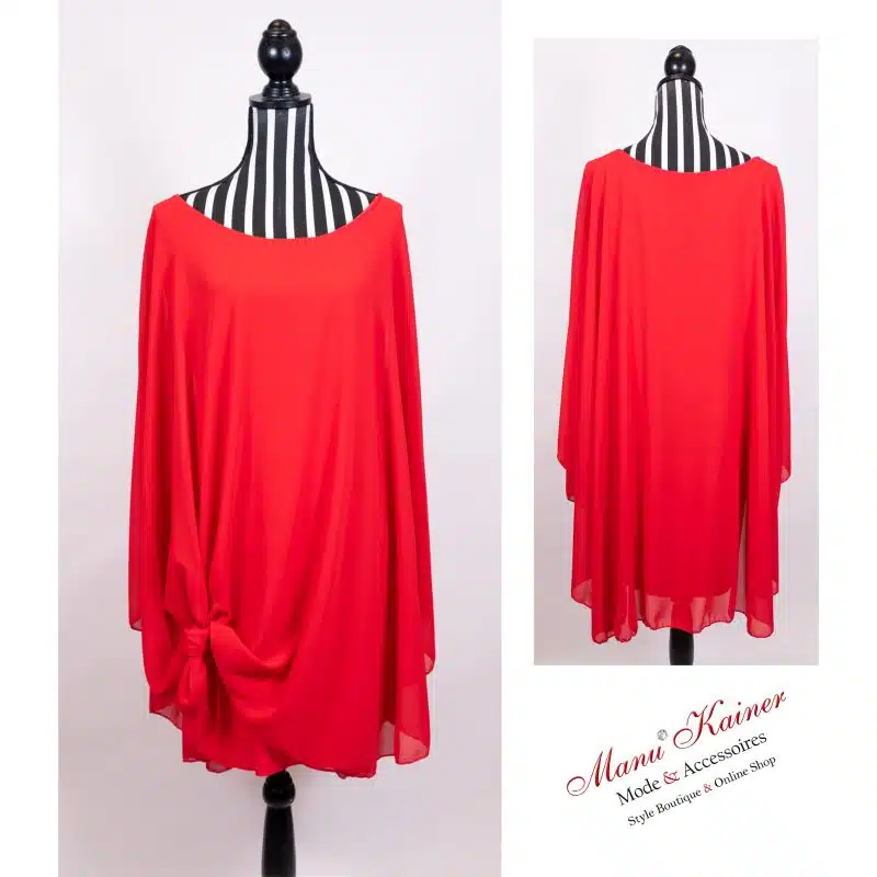 FledermausBluse Lady Red |Gr. UNI 42-48+|, Anr.: 2110 – Bild 2
