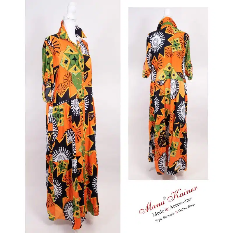 DesignKleid Summer Art Mandarin  | Gr. UNI 36-42 |, Anr.: 2177 – Bild 2