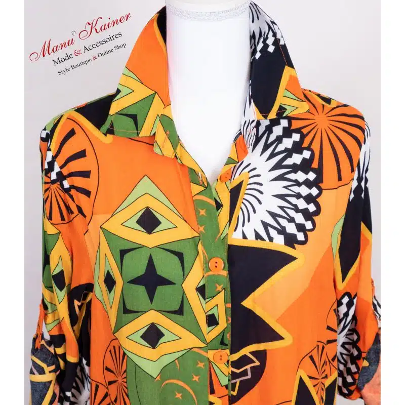 DesignKleid Summer Art Mandarin  | Gr. UNI 36-42 |, Anr.: 2177 – Bild 3