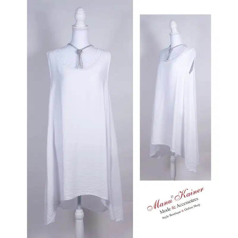 Kleid Sabina Weiß |Gr. UNI 36-44|, Anr.: 2260