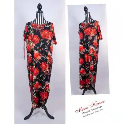 DesignerLongKleid Summer Roses|Gr. UNI 40-46|, Anr.: 2278