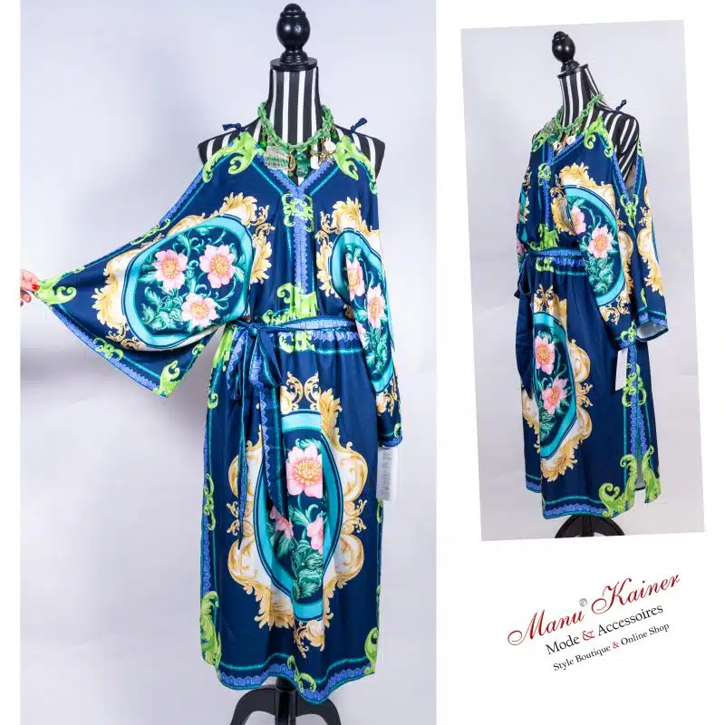 DesignerKleid Loretta Blau |Gr. UNI 36-42|, Anr.: 2292