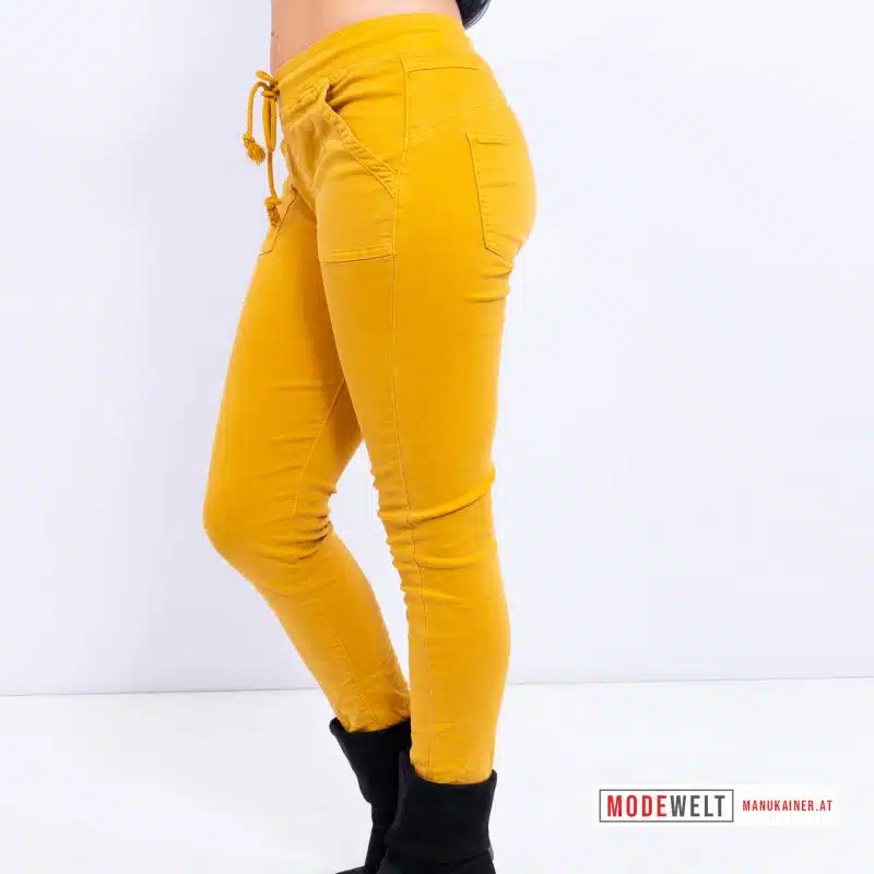 FigurwunderJeans Kurkumagelb |Gr. 36-44|, Anr.: 2443 – Bild 4