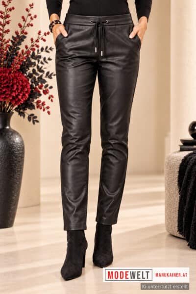 Designhose Luxury Star Schwarz |Gr. 36 bis 48|, Anr.: 2480