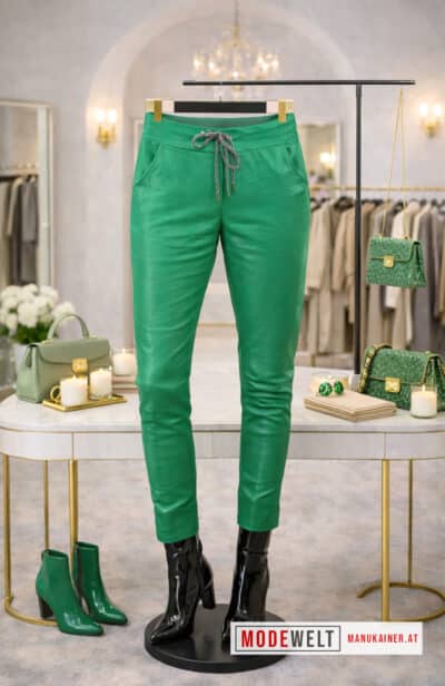 Designhose Luxury Star Grün |Gr. 36 bis 48|, Anr.: 2482