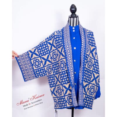 DesignStrickweste Firenze Blue |Gr. UNI 36-48+|, Anr.: 2489