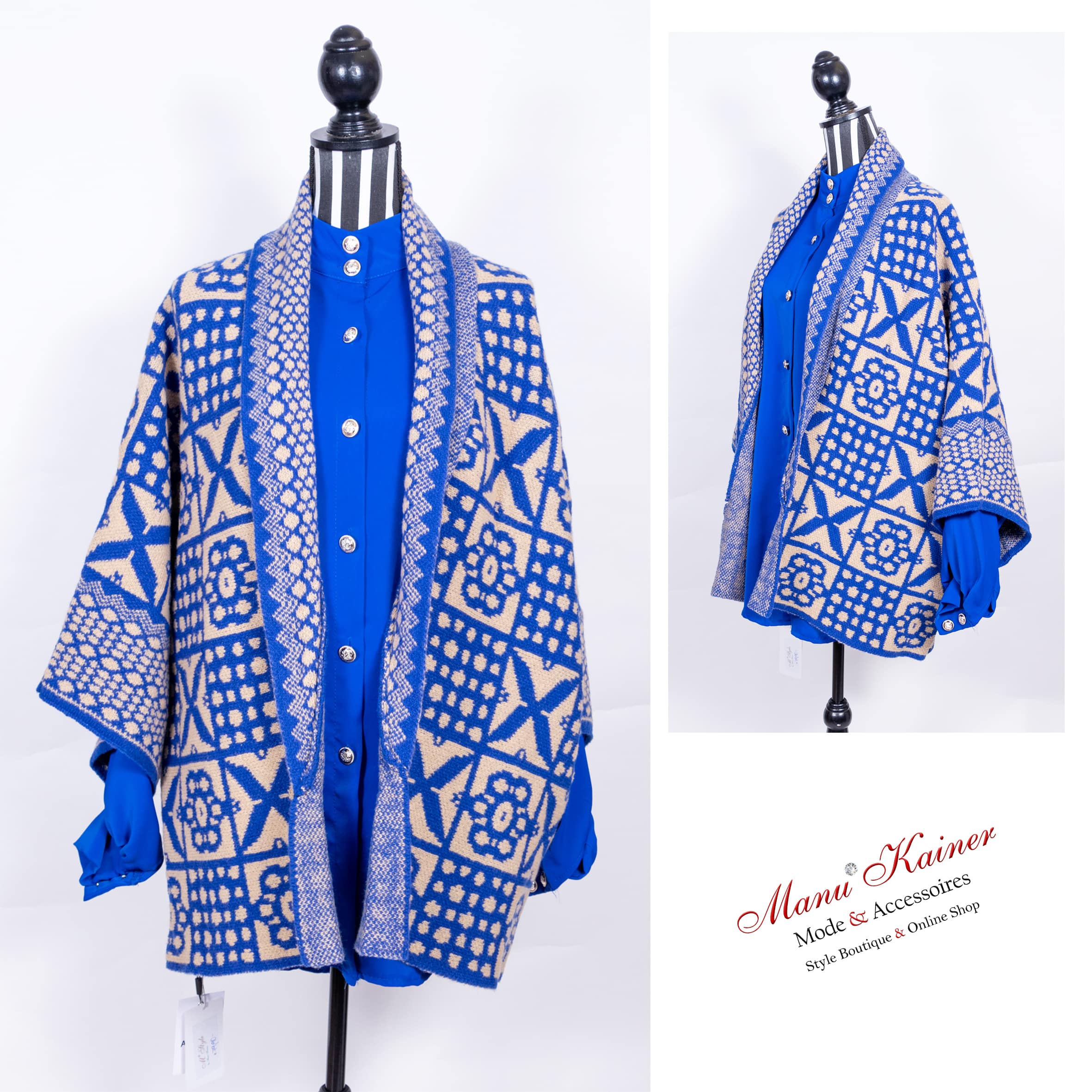 DesignStrickweste Firenze Blue |Gr. UNI 36-48+|, Anr.: 2489 – Bild 2