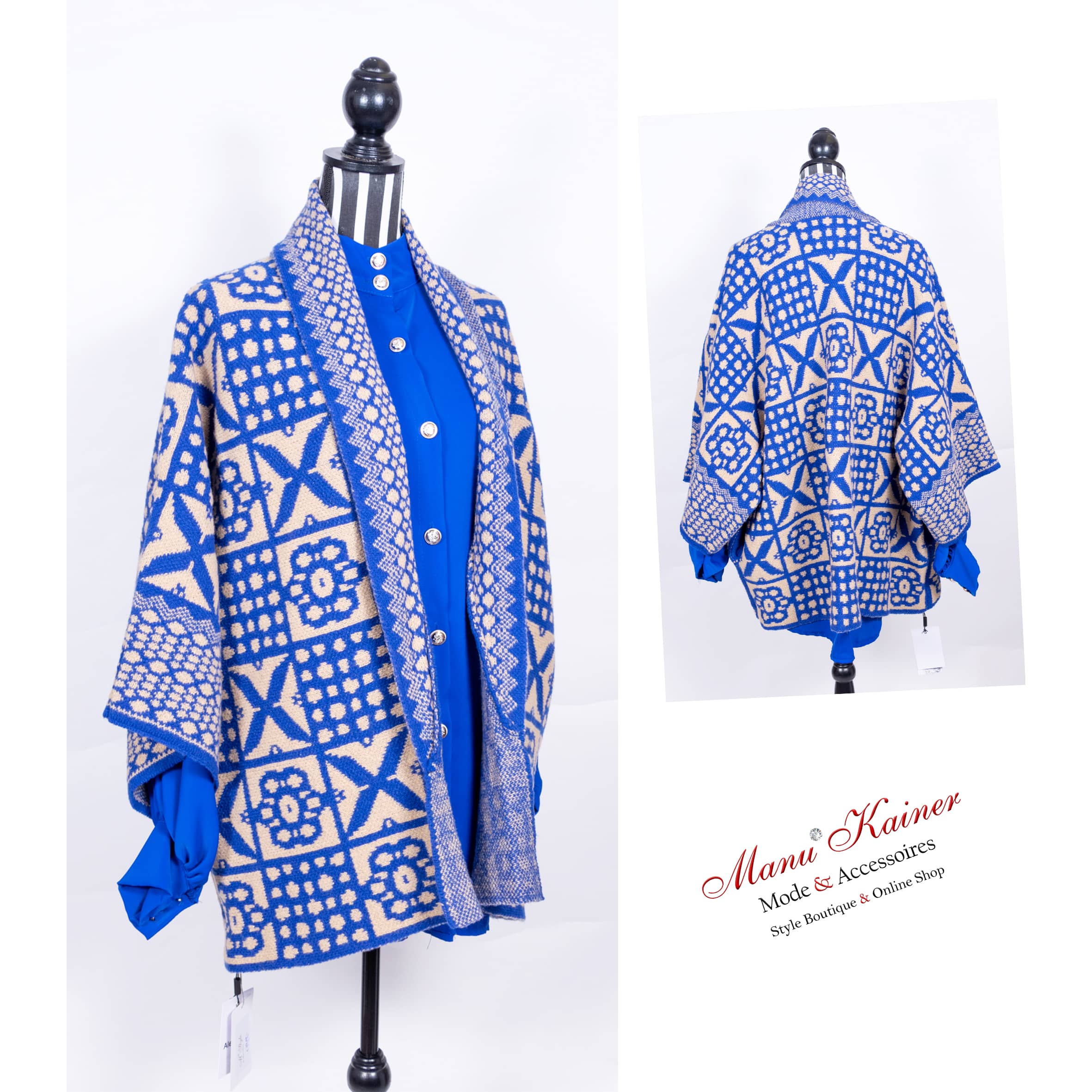 DesignStrickweste Firenze Blue |Gr. UNI 36-48+|, Anr.: 2489 – Bild 3