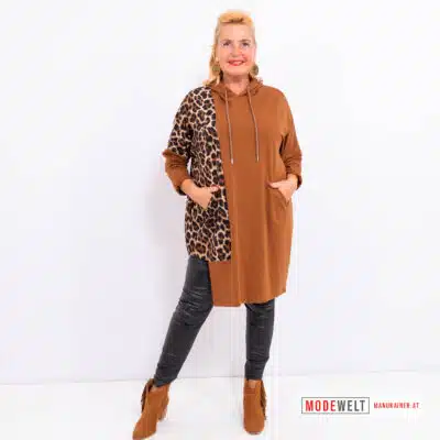 SweaterKleid Lady Leoprint |Gr. UNI 38-48|, Anr.: 2491
