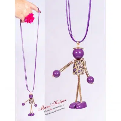 Longkette Angel Violett, Anr.: 2498