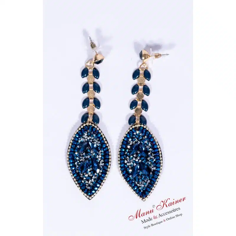 Ohrstecker Lady Glamour Blau, Anr.: 2659