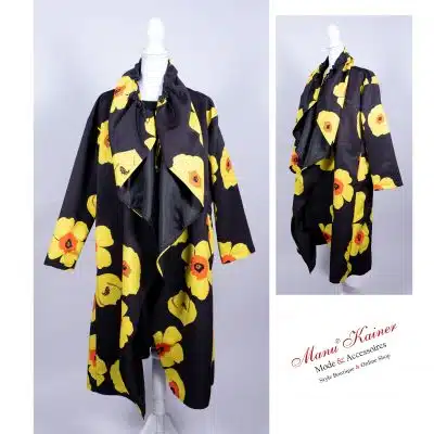 DesignerMantel Yellow Flower |Gr. UNI 38-44|, Anr.: 2716