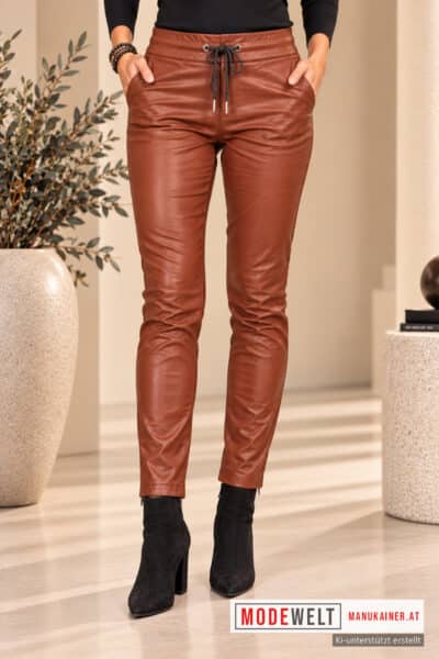 Designhose Luxury Star Cognac |Gr. 38 bis 48|, Anr.: 2758