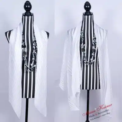 PlisseeStola White Light, Anr.: 2802