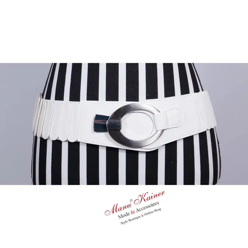 Stretchgürtel Bianco, Anr.: 2806