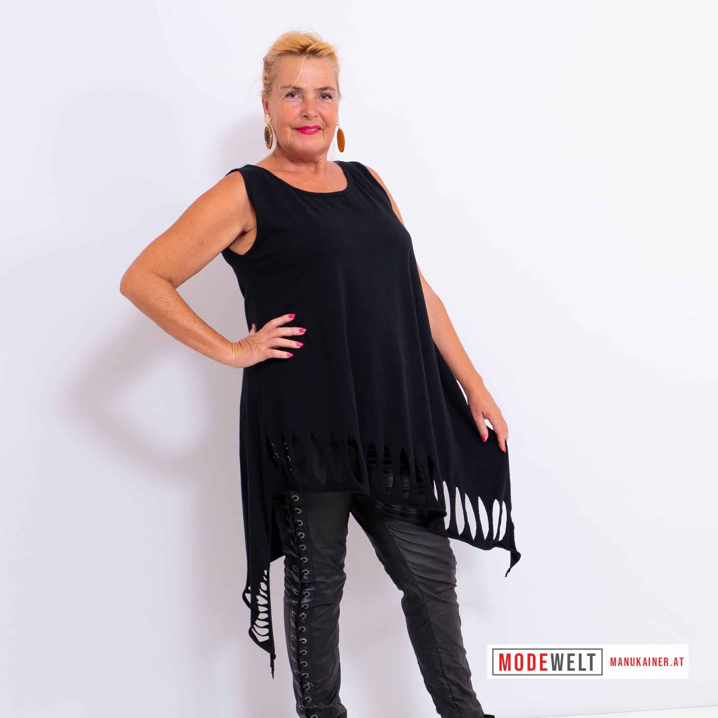 DesignLongshirt Trendy Black |Gr. UNI 38-48|, Anr.: 2873