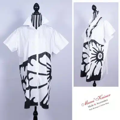 DesignTunika Sun Black on White |Gr. UNI 38-46|, Anr.: 2890