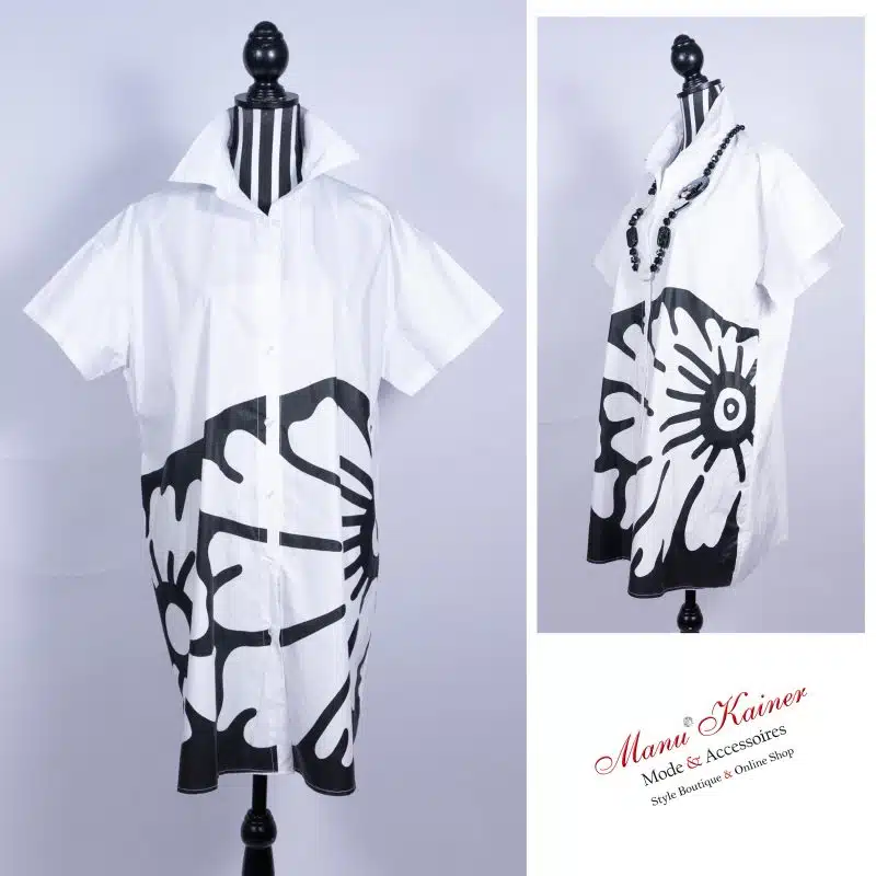 DesignTunika Sun Black on White |Gr. UNI 38-46|, Anr.: 2890