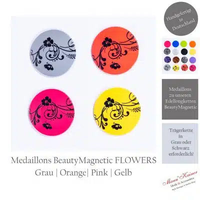 Medaillons BeautyMagnetic Flower, Anr.: 2935