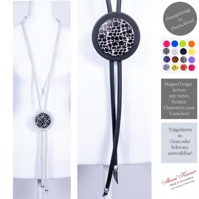 Edellongkette BeautyMagnetic Animal Black, Anr.: 2949