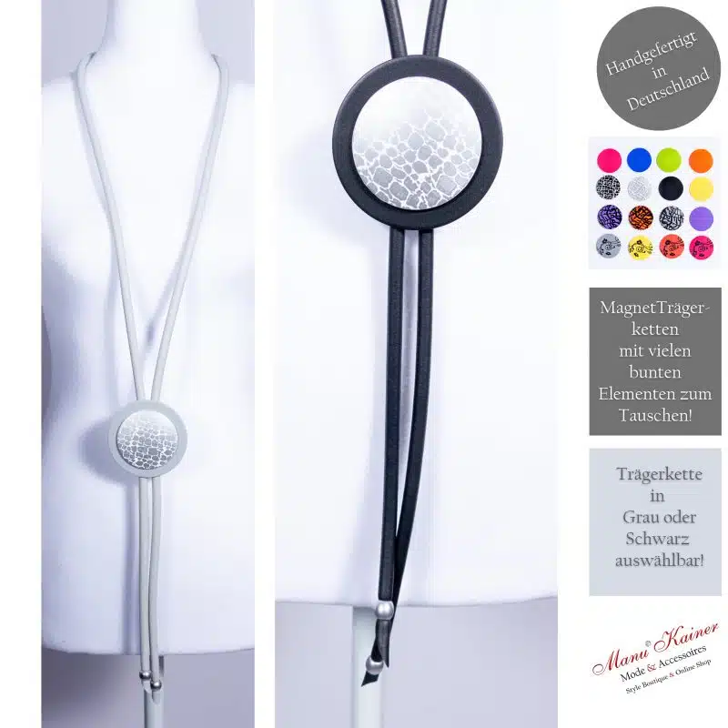 Edellongkette BeautyMagnetic Animal Grey, Anr.: 2950