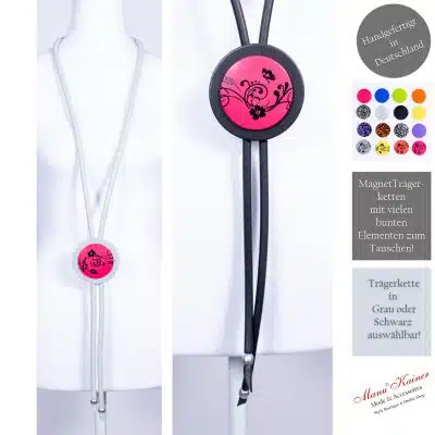 Edellongkette BeautyMagnetic Flower Pink, Anr.: 2954