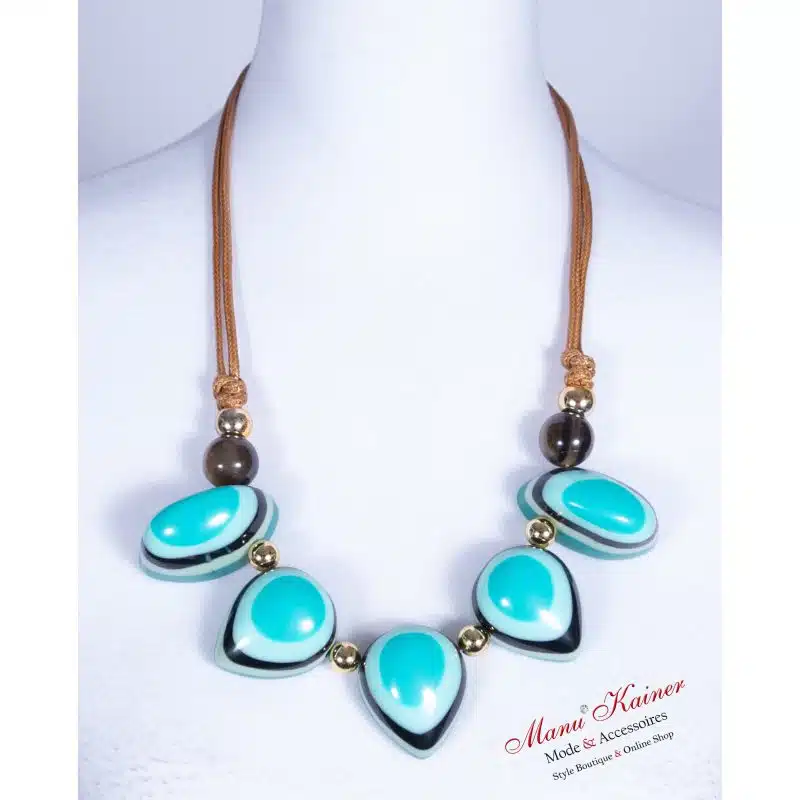 Designkette Drops Türkisa, Anr.: 2966