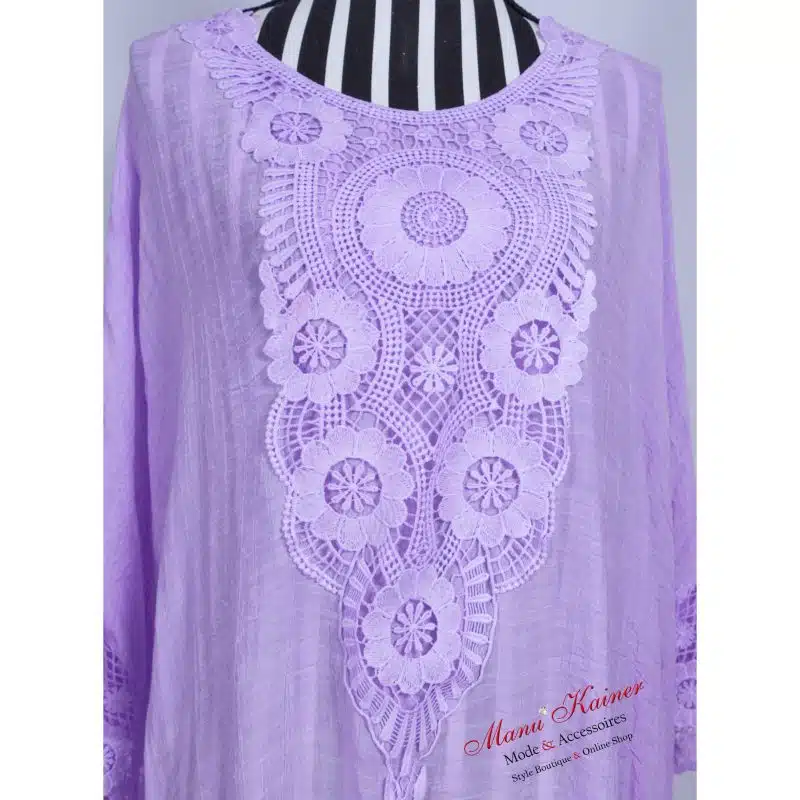 DesignPoncho Romantika Flieder |Gr. UNI 38-48+|, Anr.: 2974 – Bild 3