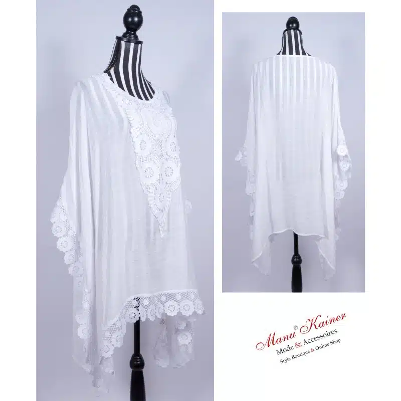 DesignPoncho Romantika White Light |Gr. UNI 38-48+|, Anr.: 2975 – Bild 2