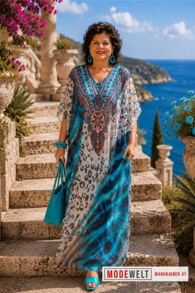 Bade- & Strandkleid Blue Dream |Gr. UNI 38-48+|, Anr.: 2979