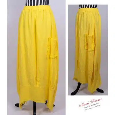 LeinenRock Yellow Deluxery |Gr. UNI 38-46|, Anr.: 2986