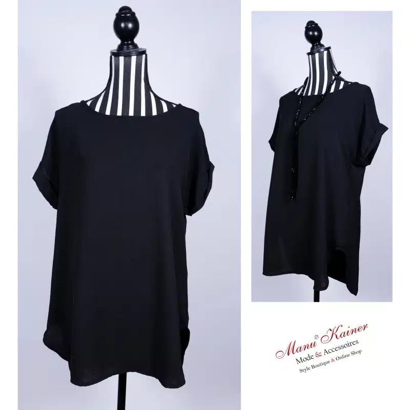 BlusenShirt Chiara Black |Gr. UNI 36-42|, Anr.: 3033