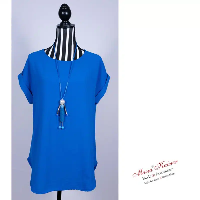 BlusenShirt Chiara Blau |Gr. UNI 36-42|, Anr.: 3035 – Bild 2