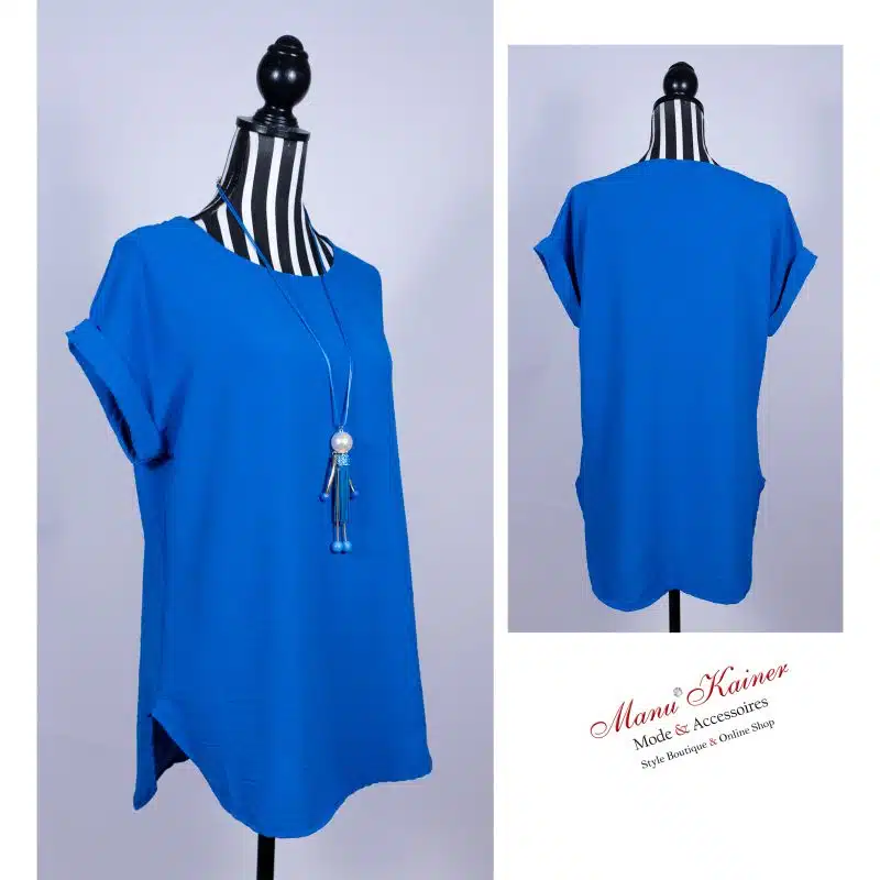 BlusenShirt Chiara Blau |Gr. UNI 36-42|, Anr.: 3035 – Bild 3